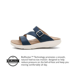 Jenny Adjustable Slide Sandal - Black